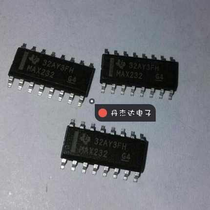 一级   MAX232 MAX232DR RS232 SOP16 TI 进口原装 专业配单