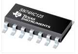 SN74HC125DR SN74HC125PW具有三态输出的四路总线缓冲器闸