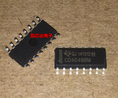 全新贴片 CD4049BM 可代替HEF/HCF CD4049 六反相 贴片/SOP-16
