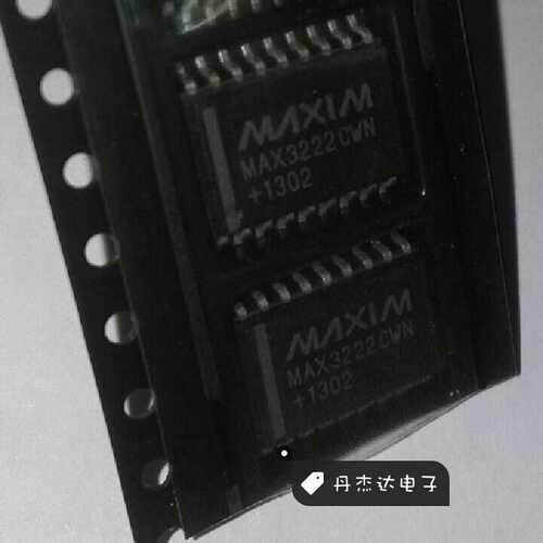 一级 贴片 MAX3222CWN RS232收发器 SOP18封装   进口原装