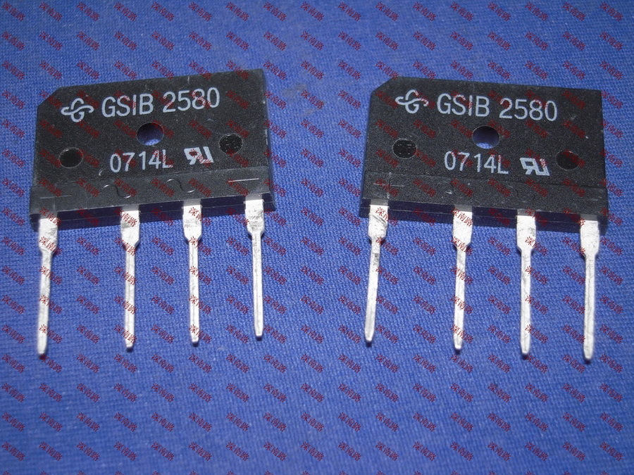 整流桥 扁桥GS1B2580 GSIB2580 DIP4 VISHAY 25A800V进口原装