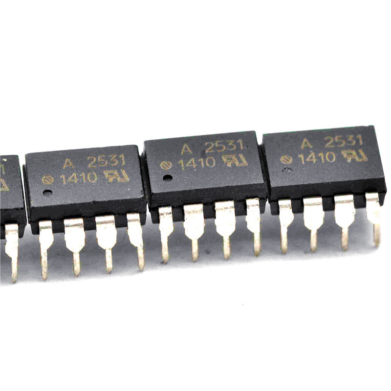 A2531 HCPL-2531 光耦 直插DIP8 光隔离器 光电耦合