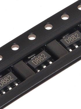 2SD882 D882 3A/40V 贴片SOP89 NPN三极管 全新NEC 原装正品 直拍