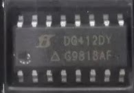贴片 DG412DY DG412 四路CMOS模拟开关芯片 SOP-16封装 可直拍