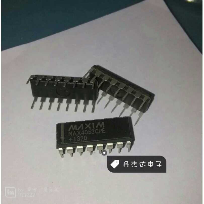 MAX4053CPE MAX4053EPE CMOS模拟多路复用器开关.双列直插DIP