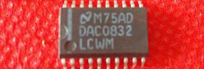 全新 DAC0832 DAC0832LCWM SOP20 8分辨率的D/A转换集成芯片