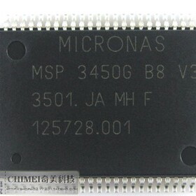 一个起（直拍）全新 MSP 3450G B8 V3 贴片80脚 丽音解码集成电路