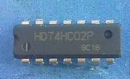 IC 集成电路HD74HC02P 全新原装HD74HC02 DIP芯片HD74HC02