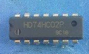 IC 集成电路HD74HC02P 全新原装HD74HC02 DIP芯片HD74HC02