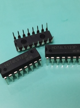 插件芯片 HD74LS123P 集成块DIP16逻辑 电路进口原装电子配件