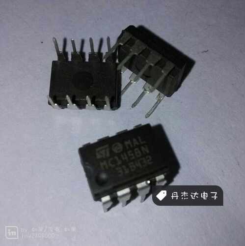 一级 MC1458N 直插 DIP8 运放IC ST 进口原装 专业配单