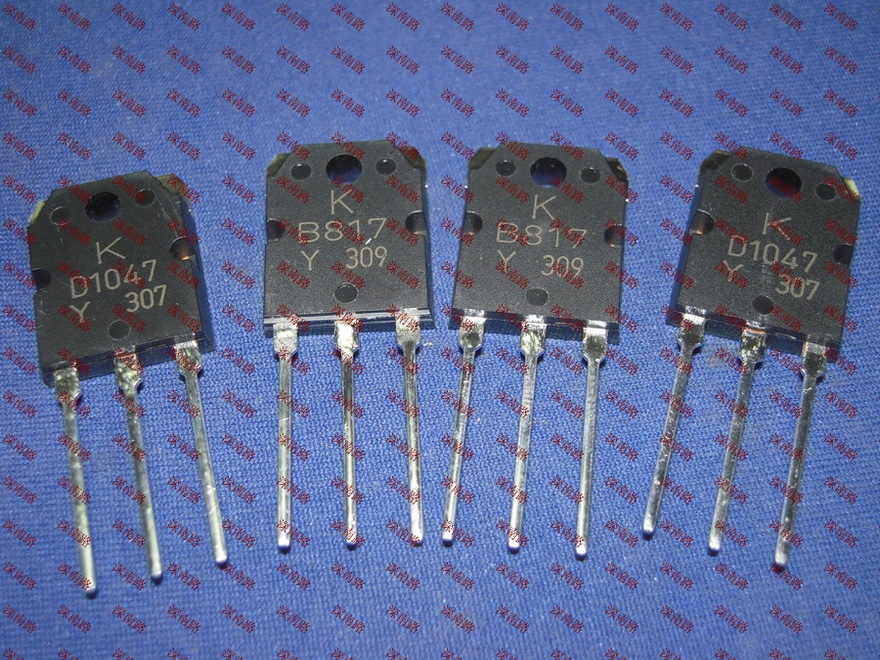 音频功放对管B817 D1047 2SB817 2SD1047 TO3P三洋进口原装三极管