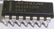 全新*原装MAX491直插，【IC配单】