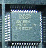 全新原装进口正品 UDA1355  UDA1355H QFP-44 编解码器 质量保证