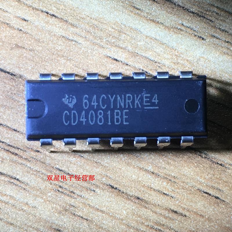 全新原装正品 CD4081BE CD4081 4081 DIP14 直插14脚 逻辑芯片