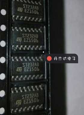 一级 ST232ABDR ST232AB ST232 SOP16驱动收发器   进口原装