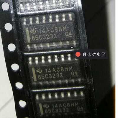 一级 TI SOP16 SN65C3232DR SN65C3232 编程逻辑器件