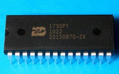 直插 全新原装 ISD1730PY 接口 - 语音录制和重放 DIP-28