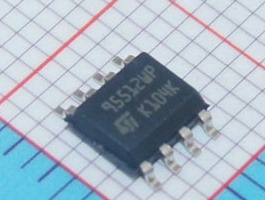EEPROM M95512-WMN6TP 95512WP ST SOP-8 512KBIT 高速SPI 原装