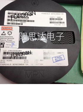 FDN303N/303仙童FDV303N 一盘3000=450元N沟道现货优势