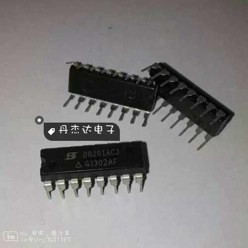 一级 DG201ACJ  DG201A CMOS模拟开关  DIP16 进口原装