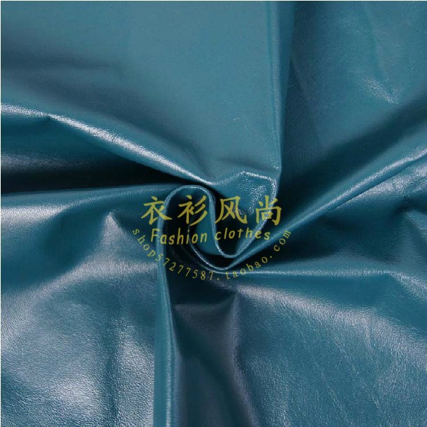 海宁真皮绵羊皮真皮皮料皮衣皮革服装专用面料 淡蓝色DIY辅料
