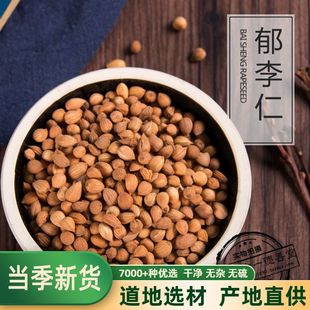 郁李仁中药材500g 郁李仁粉精选新货另售桑叶郁李仁茶莱菔子