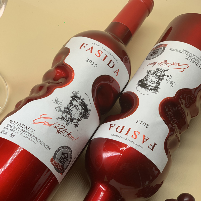 法国进口红酒送礼装天使之手干红葡萄酒两支原整箱瓶装婚礼少女酒