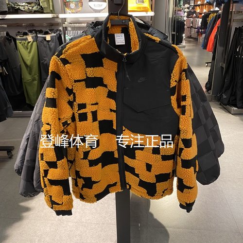 Nike耐克羊羔绒棉服男