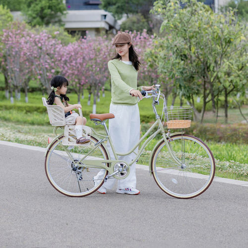 纽斯加亲子自行车复古单车
