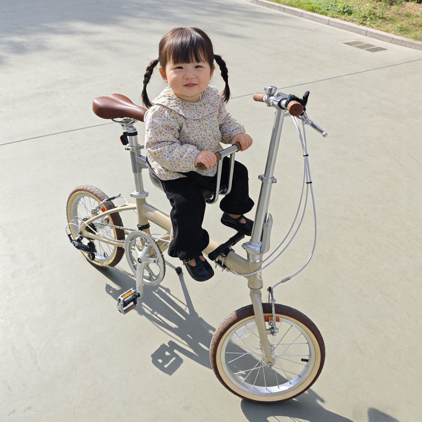 纽斯加自行车成人带小孩超轻母子车折叠子母双人带宝宝带孩子新型