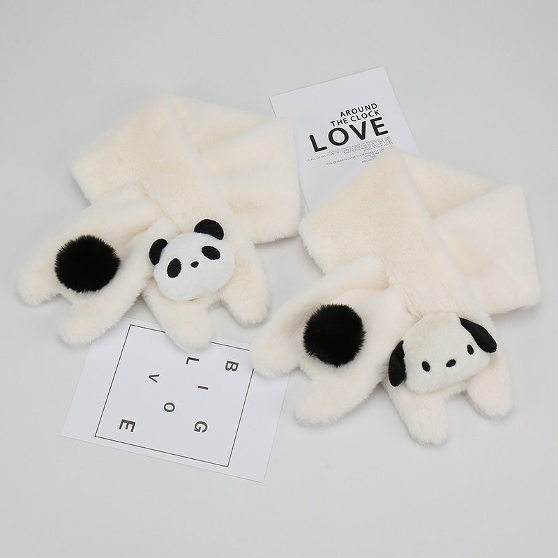 小熊猫儿童围巾宝宝小学生冬季2024新款可爱狗卡通男女童保暖围脖,童装/婴儿装/亲子装,围巾,淘宝优惠券,粉丝福利购,淘宝优惠卷