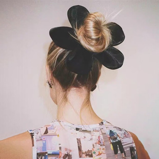 爆款公主落难大肠发圈女花朵夸张高级感发绳发饰头饰头绳头花