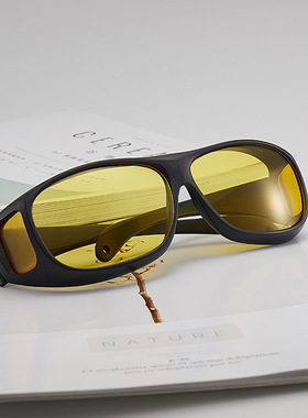 TV太阳镜劳保眼镜防护风沙夜视镜骑行镜HD Vision Wrap Arounds