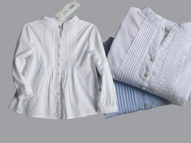 Chemise fille à manche longue - Ref 2087237 Image 1