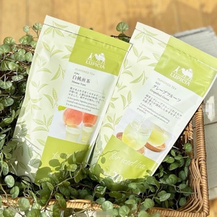 新品夏日清新日本LUPICIA绿碧茶园26年冷泡茶白桃煎茶茶包5g*20枚