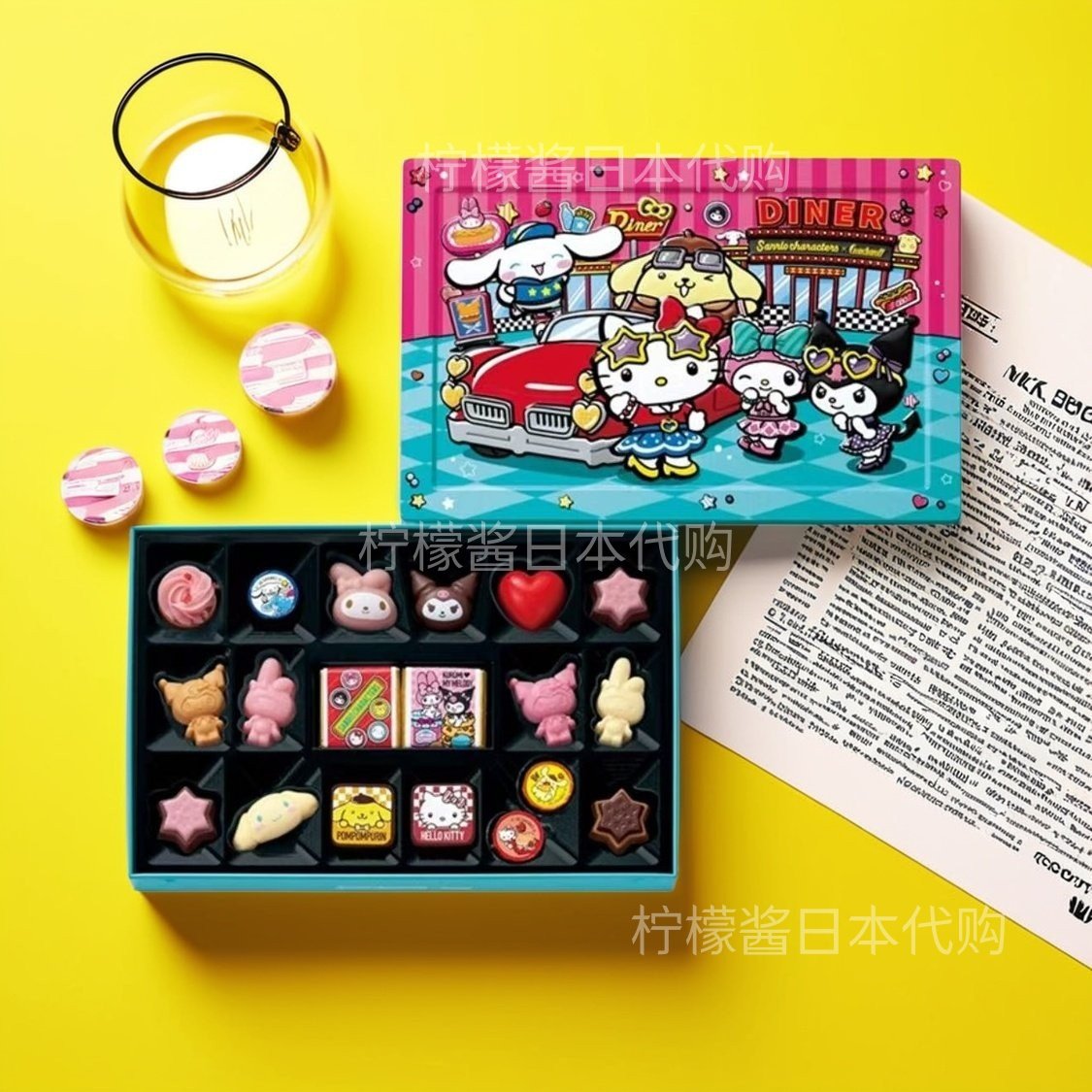 日本人气【现货】情人三丽鸥hellokitty库洛米sanrio巧克力