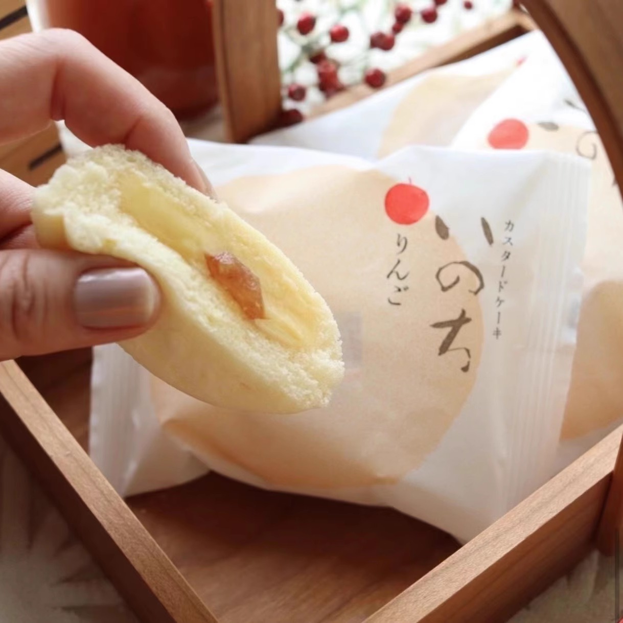 日本青森苹果派夹心蛋糕饼干