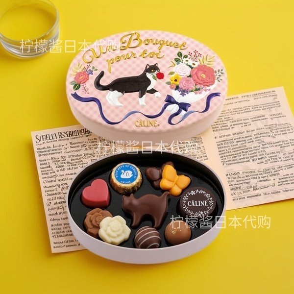 现货速发【情人节】日本代购morozoff巧克力饼干礼盒铁盒礼物