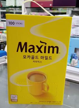 韩国东西麦馨摩卡味速溶咖啡1200g(12gX100包)麦可馨咖啡 大盒装