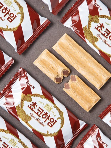 韩国克丽安奶油榛子巧克力威化