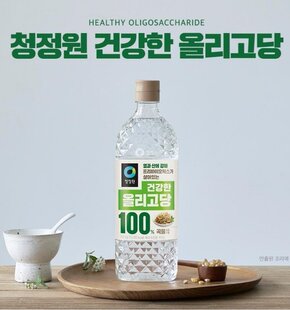 韩国进口清净园低聚糖浆糖稀谷物淀粉糖苹果米糖稀每瓶700g