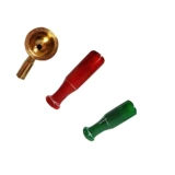 Старомодная латунная агатовая курительная трубка ручной работы, мундштук