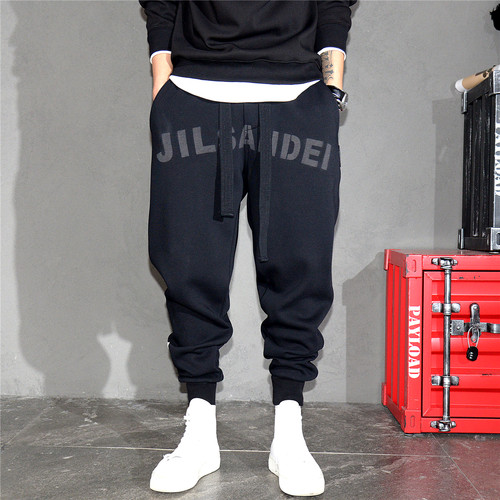 美式高街哈伦束脚休闲运动卫裤潮