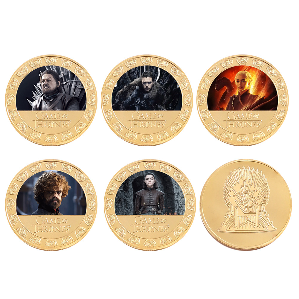 权力的游戏龙妈纪念币雪诺金属币