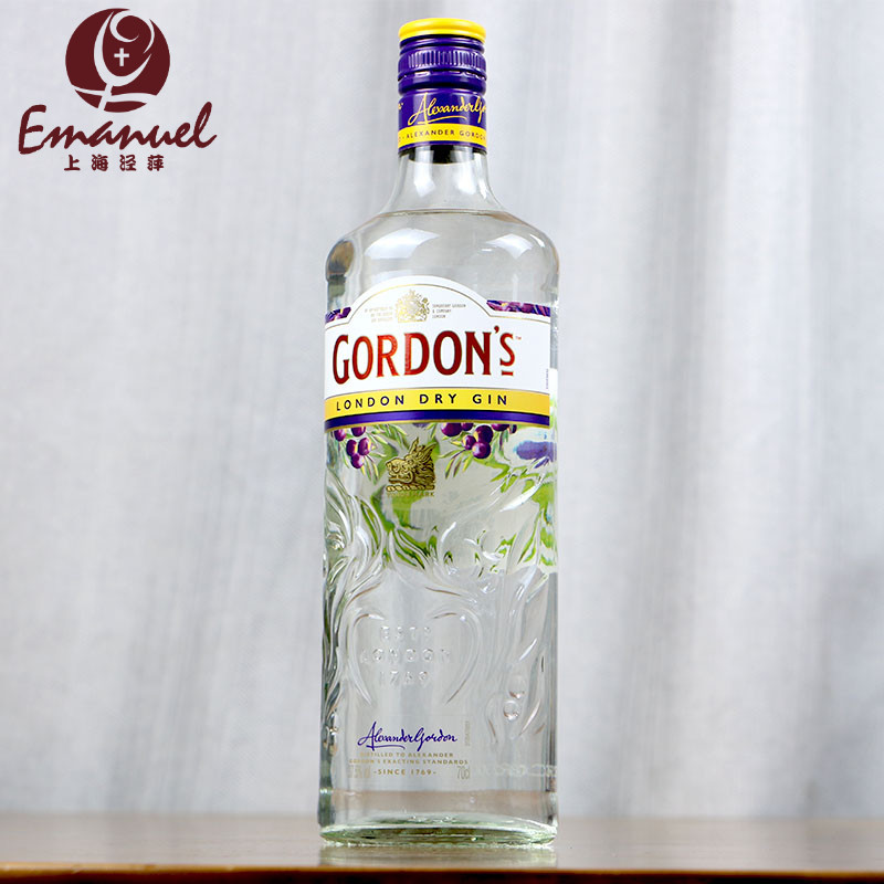 哥顿金酒 Gordon's 杜松子酒 伦敦干味毡酒 琴酒 LONDON DRY GIN 酒类 金酒/Gin 原图主图