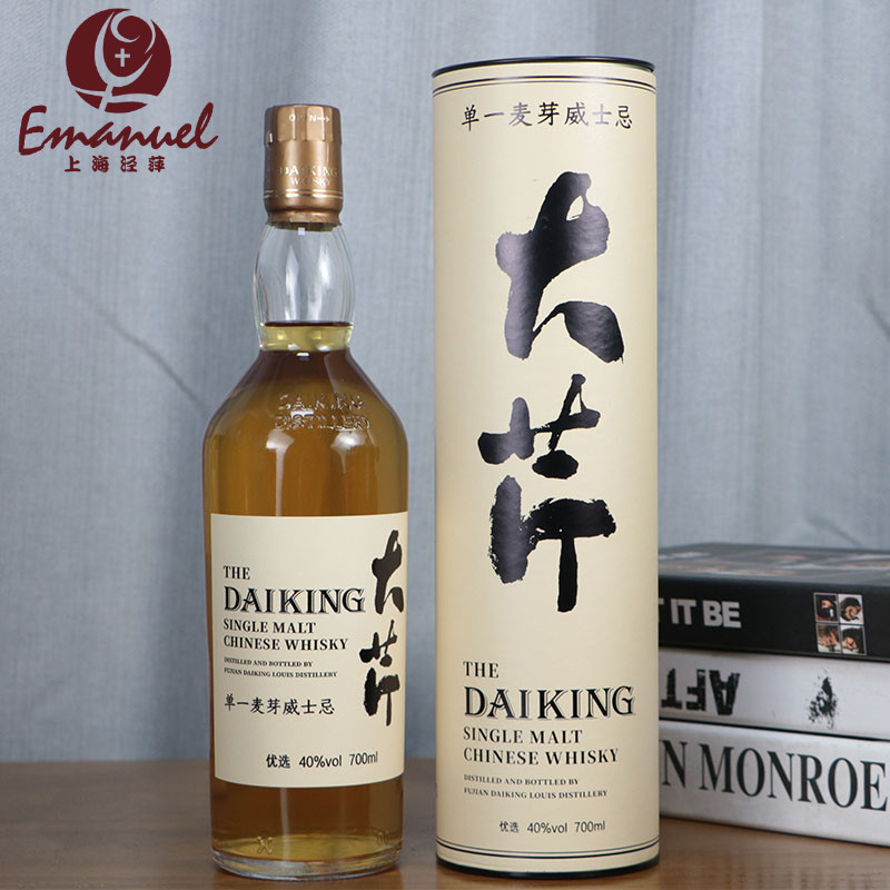 新品上市大芹优选单一麦芽威士忌国产波本桶700ml40%vol