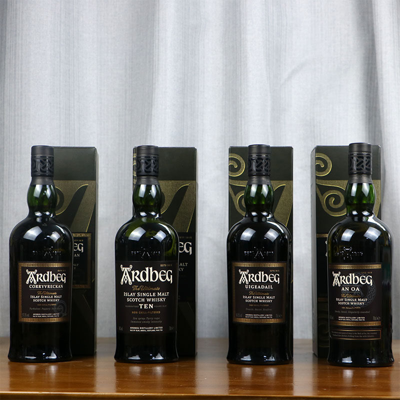 阿贝5年小怪兽阿贝10年奥之岬乌干达漩涡 ardbeg单一麦芽威士忌酒