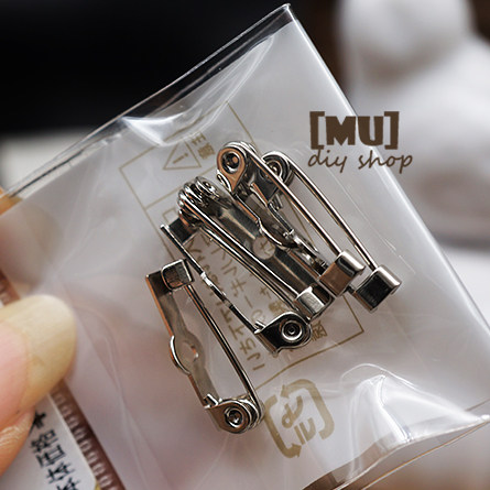 DIY 쥬얼리 액세서리 일본 수입 KIWA 미니 안전 버클 브로치 핀 5개 원래 포장