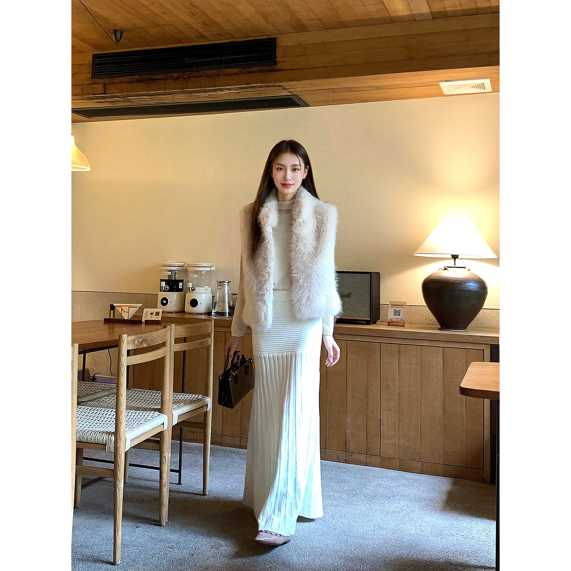 GEMQI慵i高腰显瘦A字鱼尾半身裙秋冬针织中长款包臀裙女百搭裙子,女装/女士精品,半身裙,淘宝优惠券,粉丝福利购,淘宝优惠卷